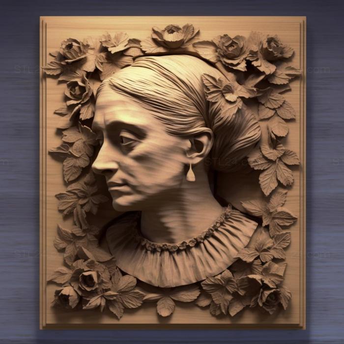 Famous (Mary Shelley 3, 3DFMS_6574) 3D models for cnc